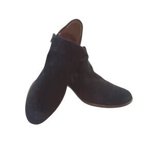 Lucky Brand Womens size 9M Black Suede‎ Leather Brett Booties Grungecore Western